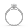 Δαχτυλίδι Invisible EM033 σε Λευκό Χρυσό 18Κ με Διαμάντια